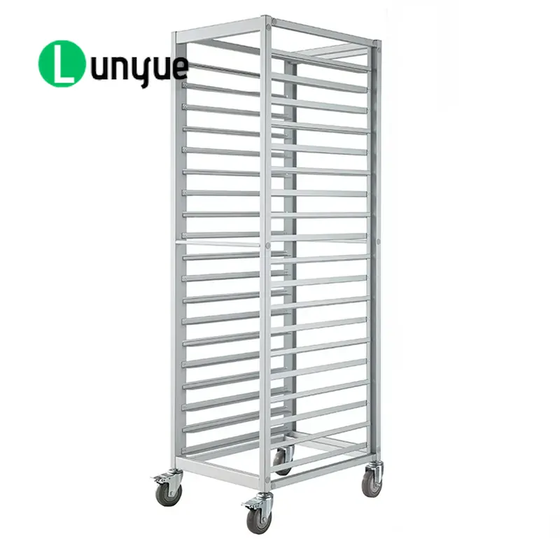 Kitchen Baking Cart - Rak Panggang Aluminium 18 Tingkat 1780x650x470mm,