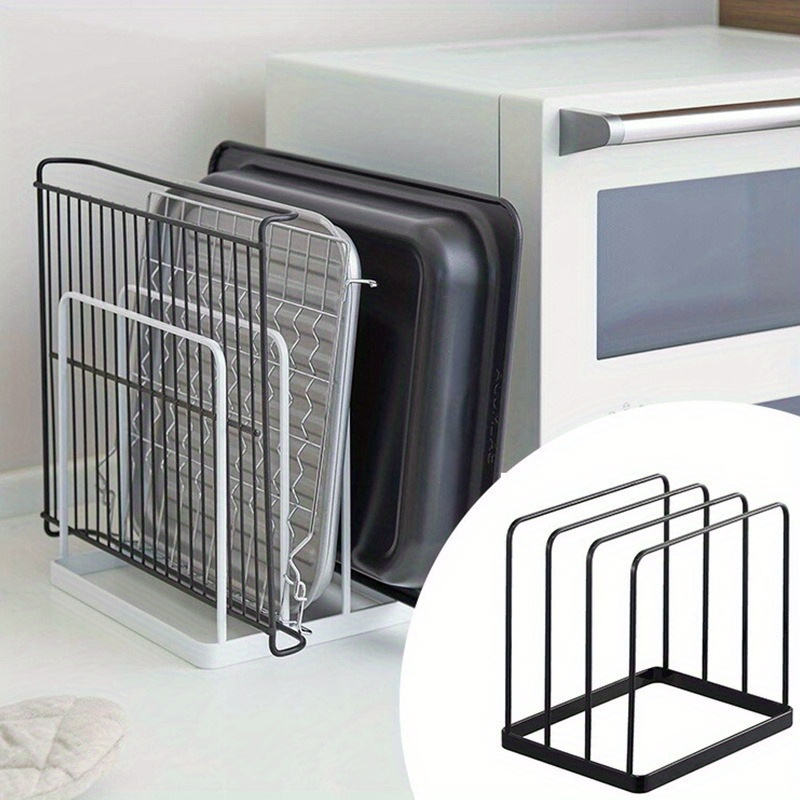 Kitchen Baking Rack - Rak Papan Pemotong Vertikal Empat Lapis,