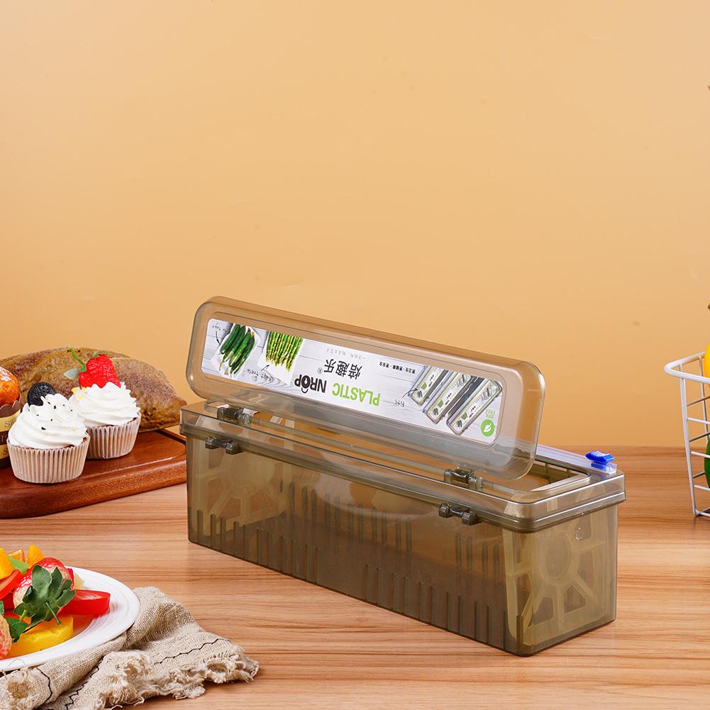 Kitchen Uncle - Dispenser Pembungkus Plastik Pemotong Film Cling