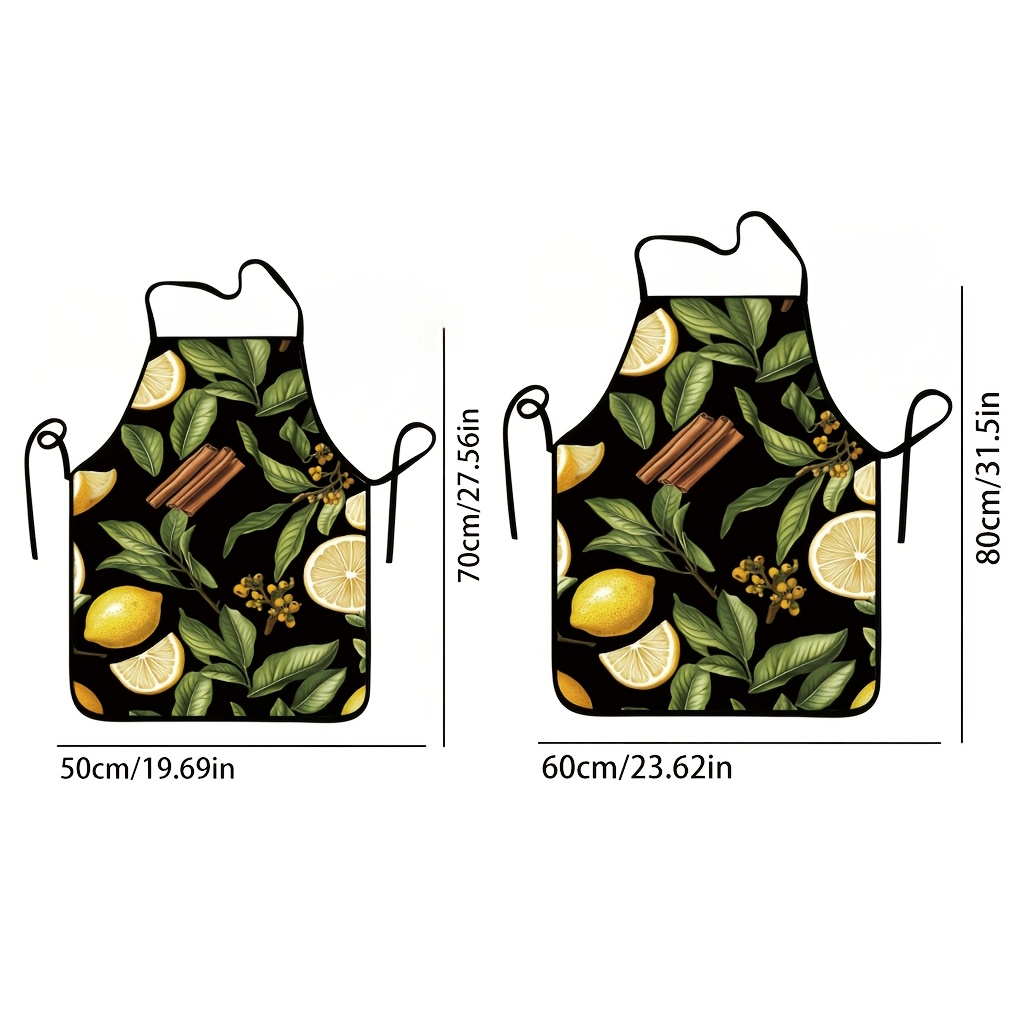 Celemek Dapur Motif Daun Jeruk - Kitchen Baking Background ulasan dan harga