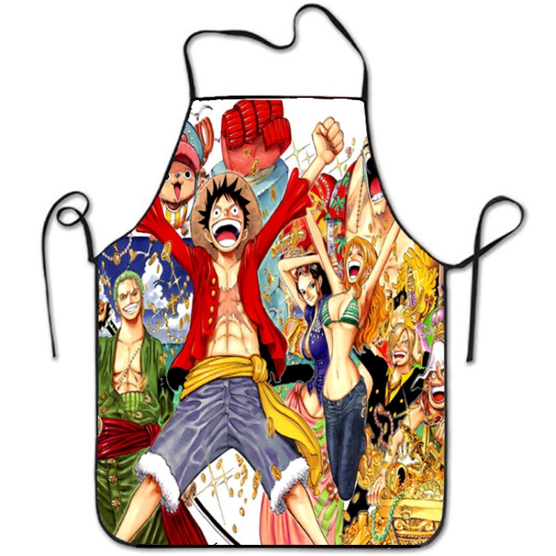 Apron Luffy One Piece Bermotif - Baking Kitchen Set ulasan dan harga