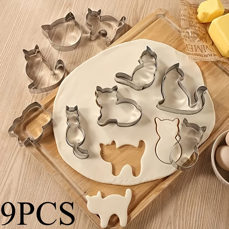 Set 9 Buah Cetakan Kue, Baja T - Baking Kitchen Set ulasan dan harga