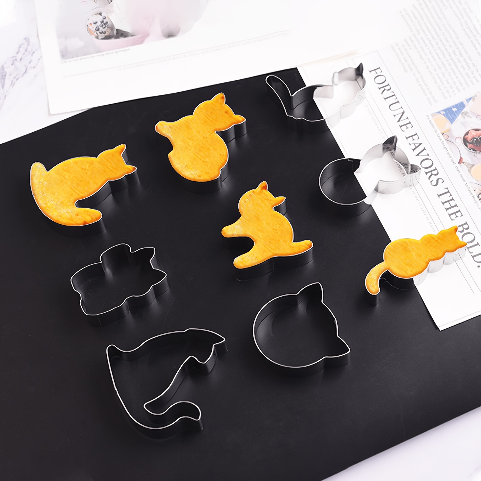 Set 9 Buah Cetakan Kue, Baja T - Baking Kitchen Set ulasan dan harga