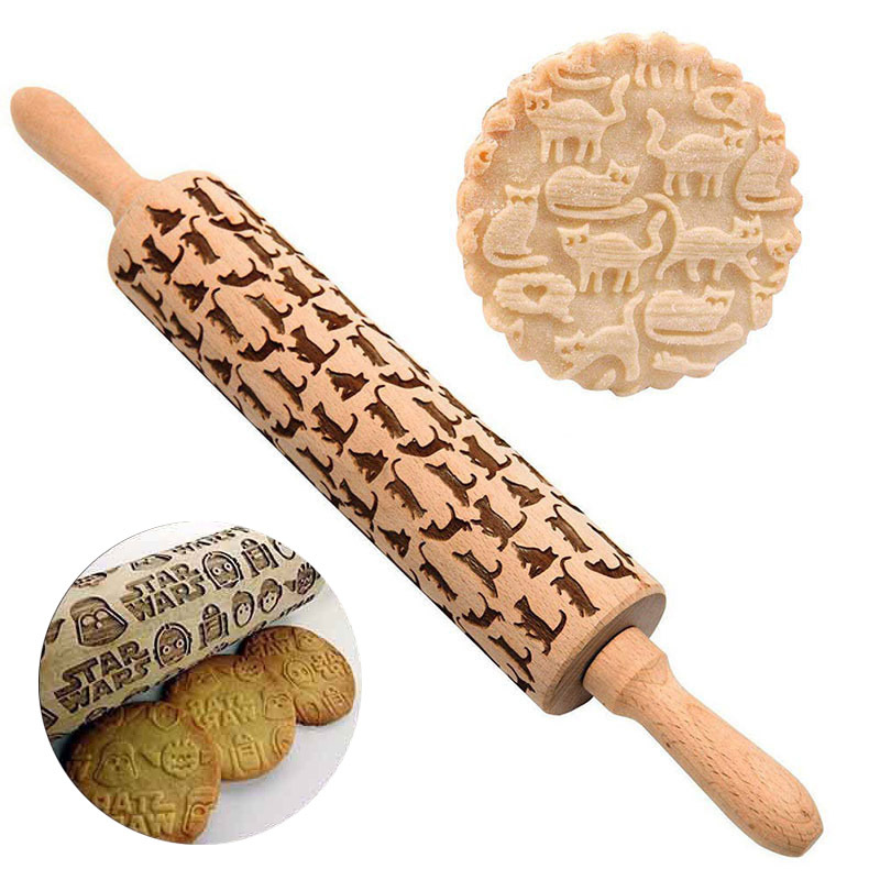 1 Buah Alat Penggilas Adonan K - Kitchen Roller Baking ulasan dan harga