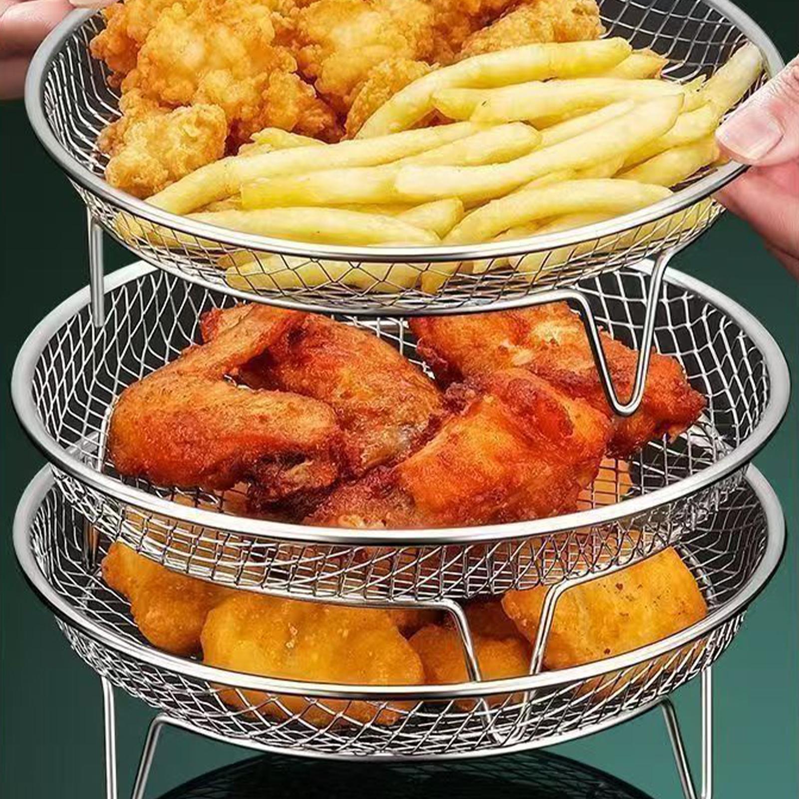 Keranjang Air Fryer yang Dapat - Kitchen Baking Rack ulasan dan harga