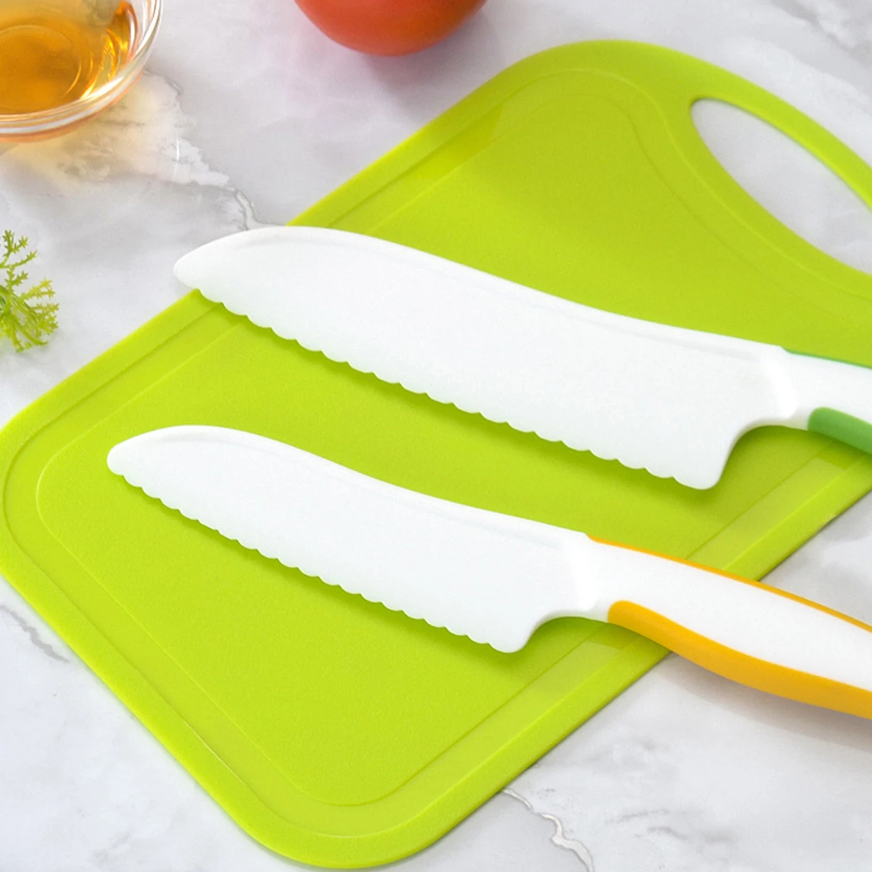 WXCOO Set Pisau Plastik Aman u - Kitchen Kids Baking Set ulasan dan harga