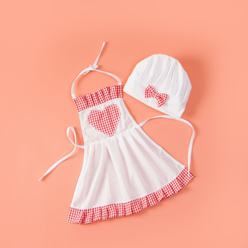 Set Topi dan Celemek Koki untu - Kitchen Kids Baking Set ulasan dan harga