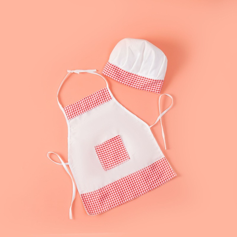 Set Topi dan Celemek Koki untu - Kitchen Kids Baking Set ulasan dan harga