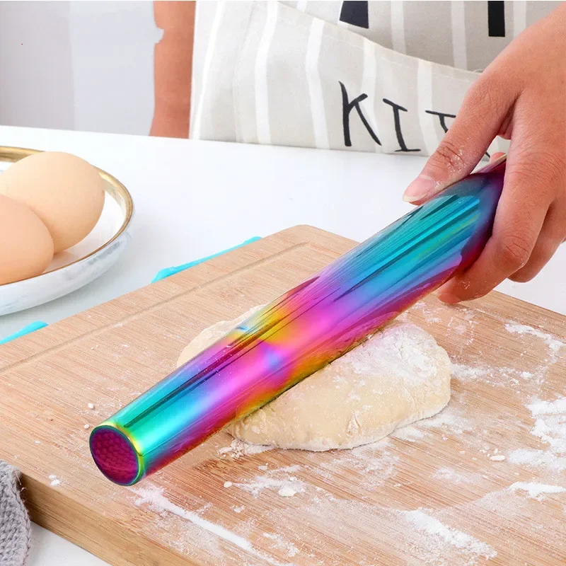 Rolling Pin 304 Stainless Stee - Kitchen Roller Baking ulasan dan harga