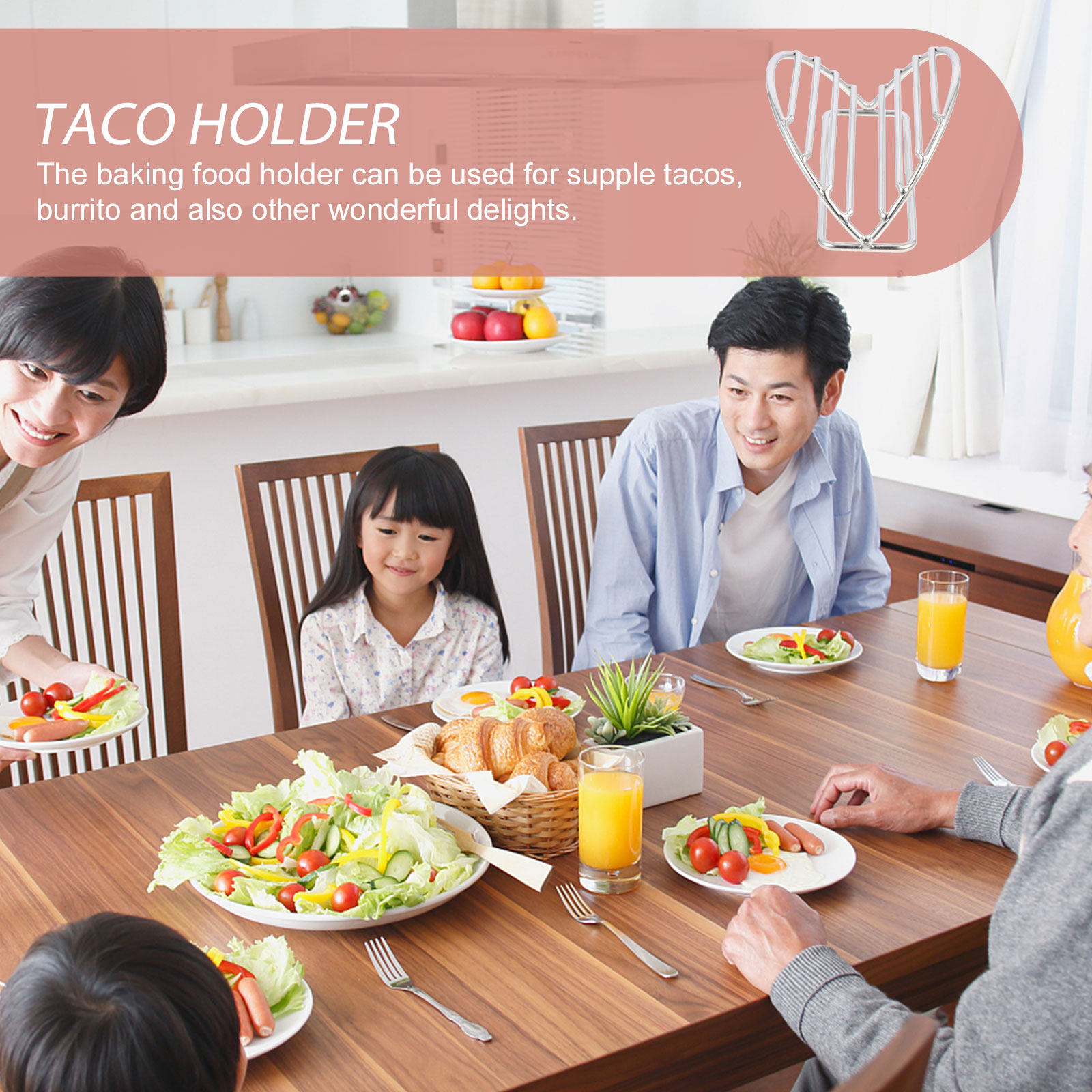 Rak Taco Berbahan Baja Tahan K - Kitchen Baking Rack ulasan dan harga