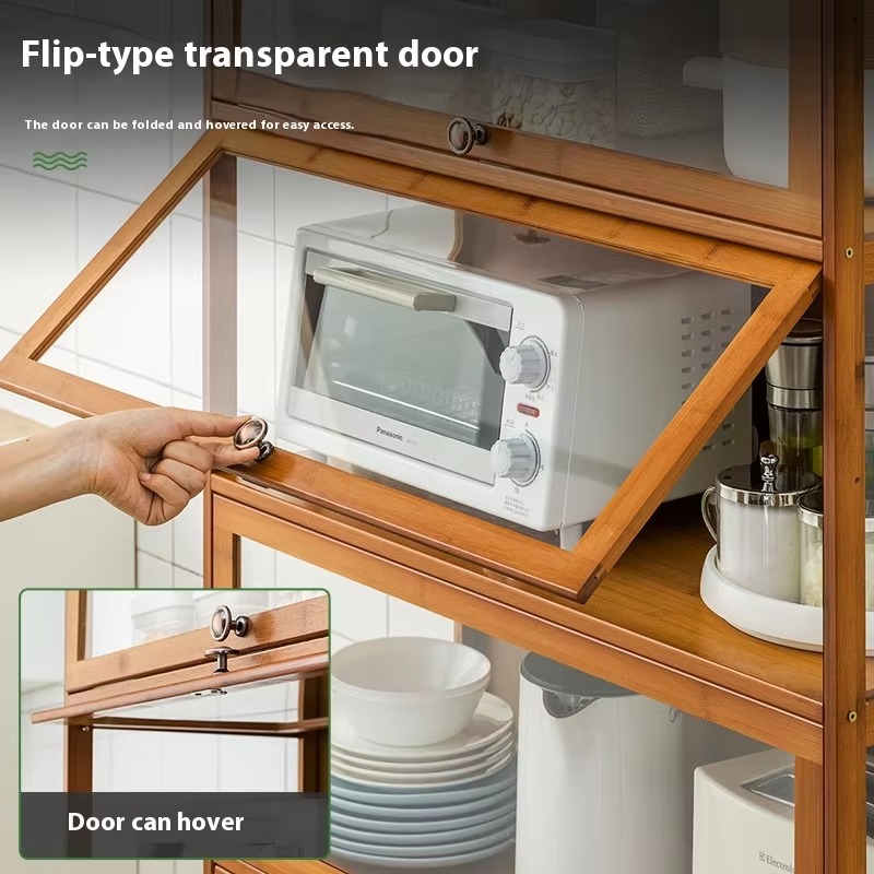Rak dapur kayu mangga, lemari  - Kitchen Baking Cart ulasan dan harga