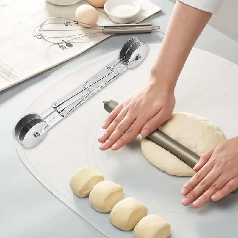 Pisau Pemotong Kue Roda Pemoto - Kitchen Roller Baking ulasan dan harga