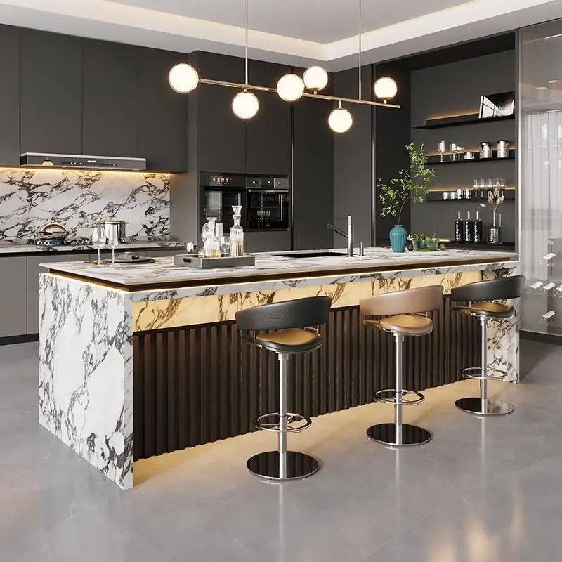 Meja Dapur Mewah dengan Desain - Kitchen Uncle ulasan dan harga